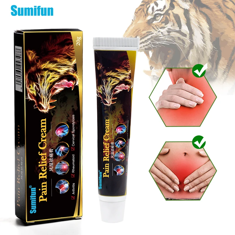 

Sumifun 20g Tiger Balm Rheumatoid Arthritis Joint Back Pain Analgesic Ointment Pain Relief Cream Herbal Medical Plaster K10006