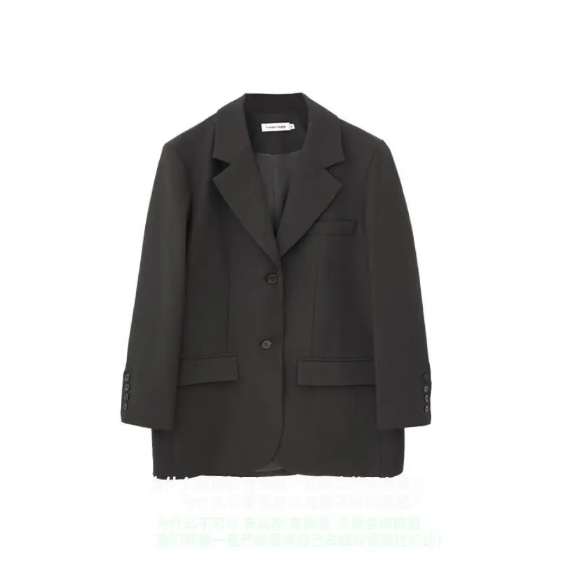 

2021 Spring and Autumn New Casual Khaki Suit Jacket Women Loose High Sense of Korean Style Design Sense Niche Suit