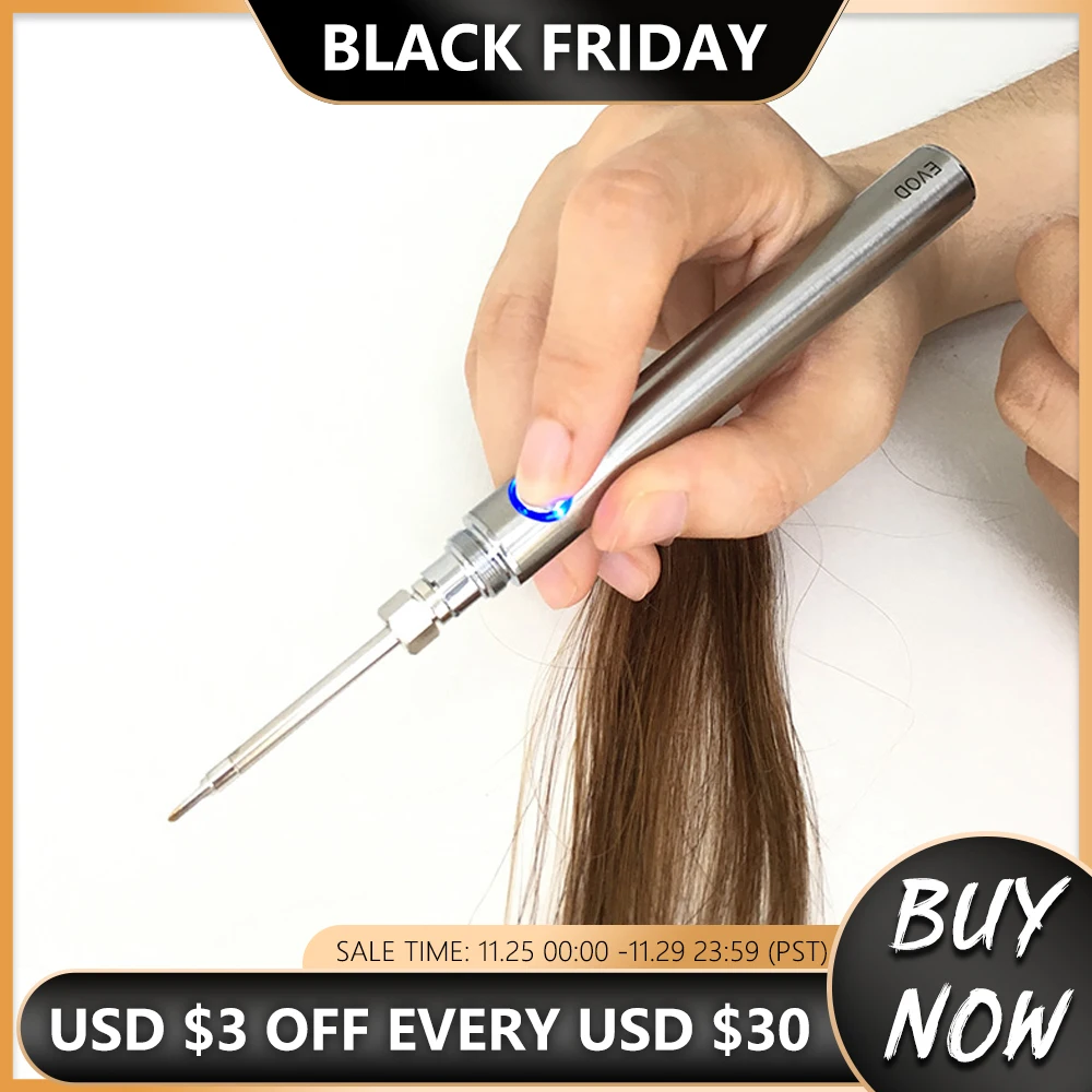 

Isheeny Tape Hair Glue Remover Rechargeable Soldering Iron Mini Multi-Function Electric Welding machine portable wel