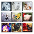 Набор для алмазной вышивки 5D сделай сам, набор с рисунками животных, полное круглое сверло, мозаика из мультфильмов, Набор для вышивки крестиком, украшение для дома