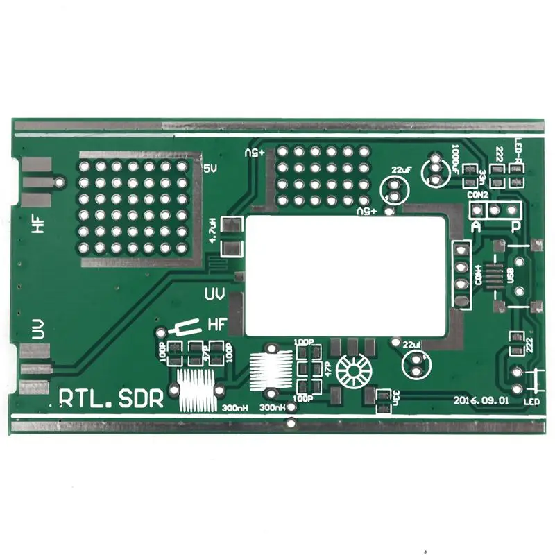 AAAE Top-DIY Kit 100KHz-1.7GHz FM DSB UV HF RTL-SDR USB Tuner Receiver R820T+ RTL2832U CW | Электроника