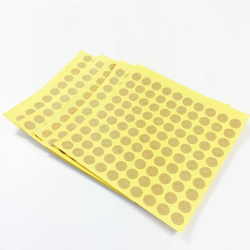 500 шт./лот круглые наклейки из крафт бумаги для этикеток подарочных изделия