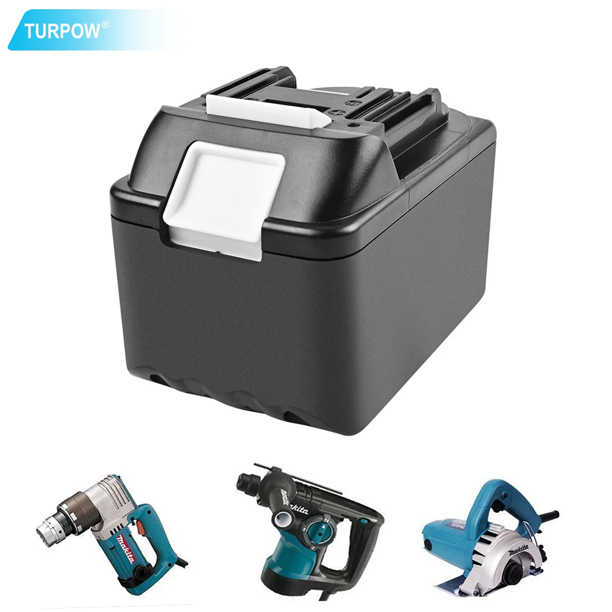 

Turpow L Перезаряжаемый для Makita BL1830 18V 9.0Ah электроинструменты литий-ионная аккумуляторная дрель Замена для BL1815 BL1860 BL1840 194205-3no