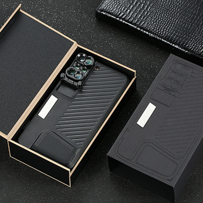 Комплект объективов для мобильного телефона 6 в 1 широкоугольный телеобъектив