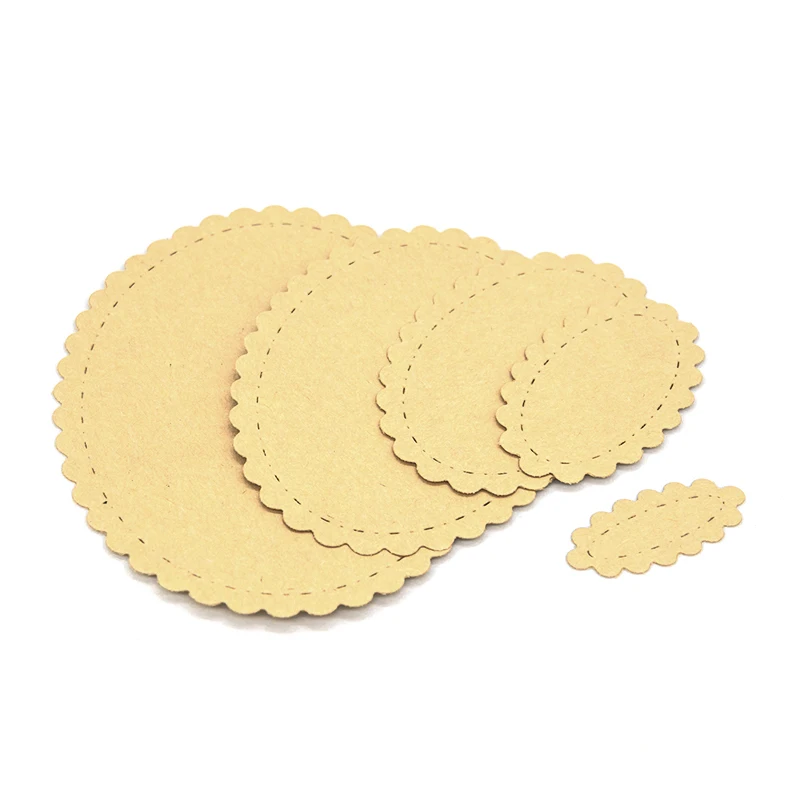 Набор штампов с овальной волной для скрапбукинга металлические режущие штампы