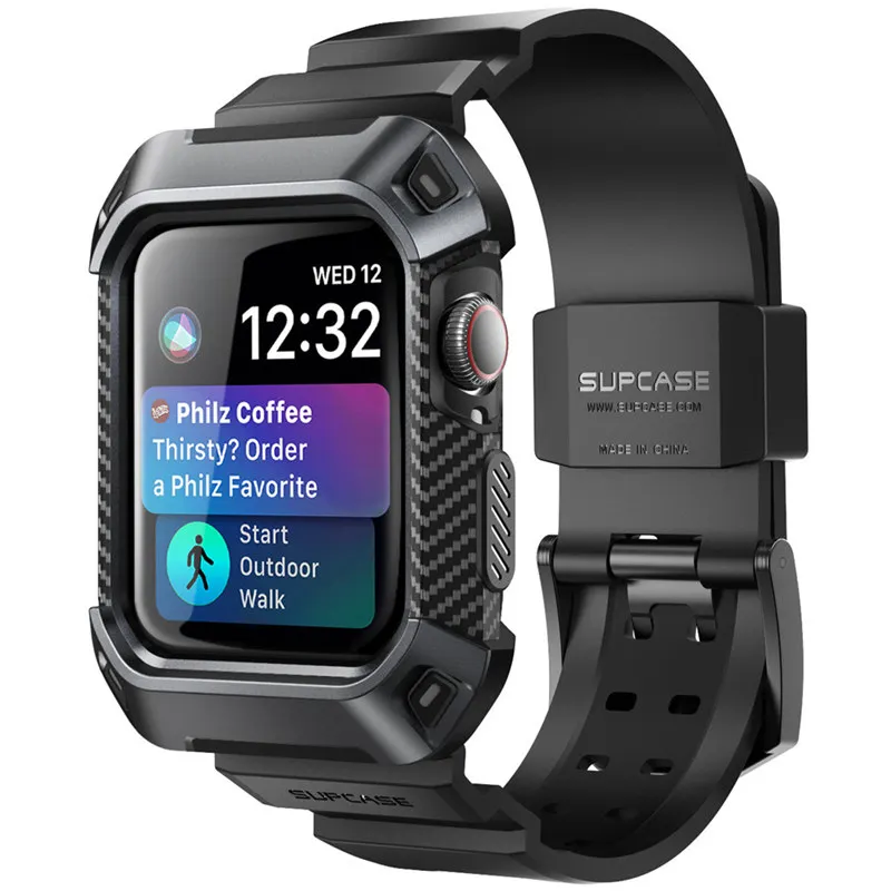 SUPCASE UB Pro Case For Apple Watch Series 6/SE/5/4 (44mm) Rugged Protective Cover with Strap Bands | Электроника