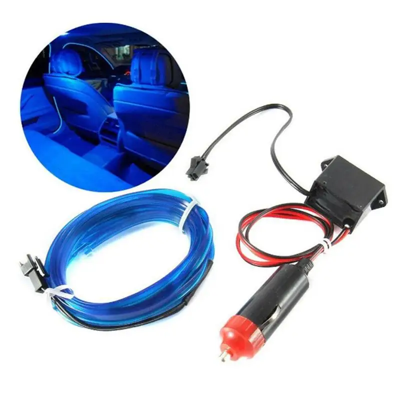 Холодный светодиодный светильник 12 В 2 метра автомобильная атмосферная лампа