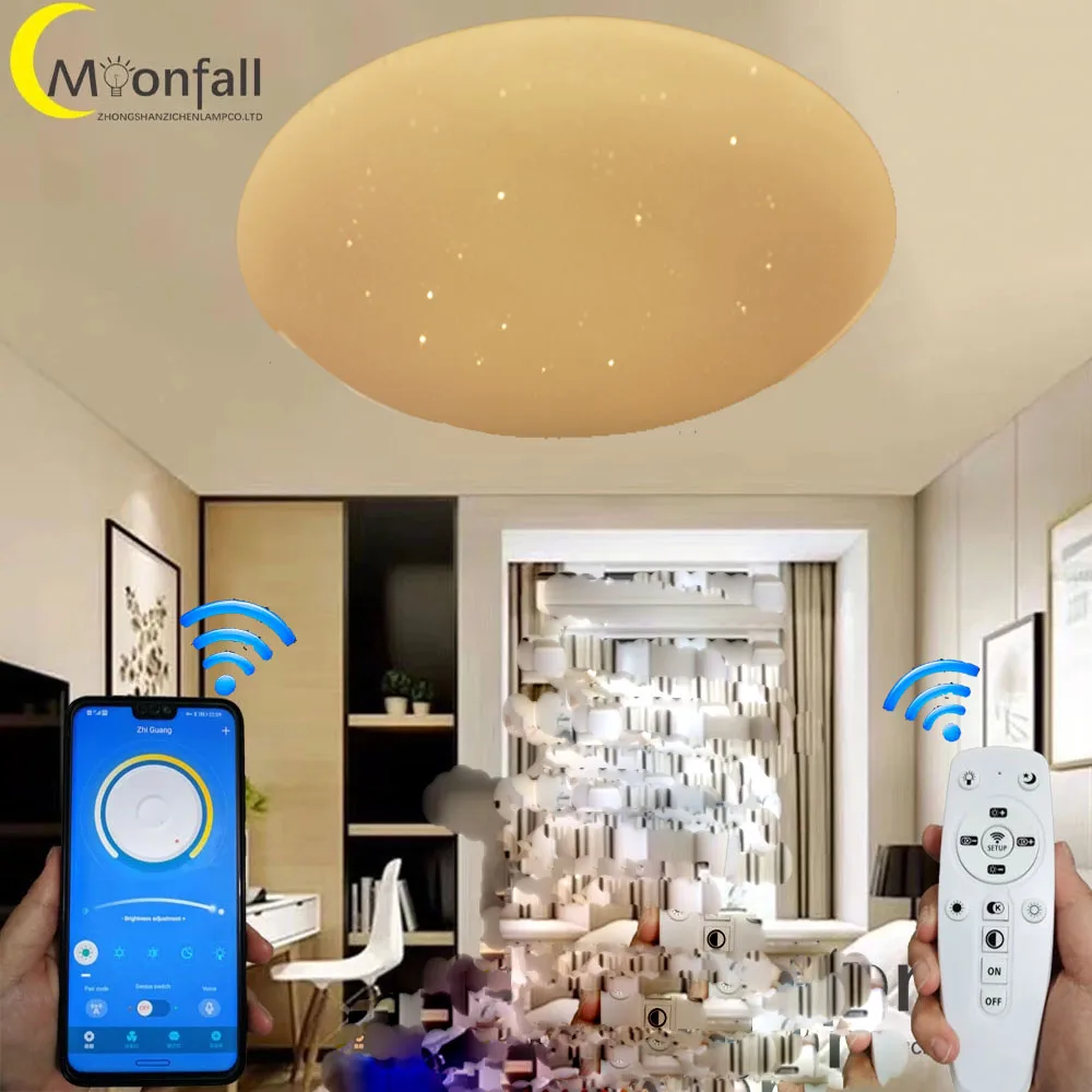 $20.86 Cmoonfall Lampara Led Techo Plafonniers Luces Habitacion Ceiling Lights For Bedroom Lampe Living Room Lamp Home Luz Luminaire