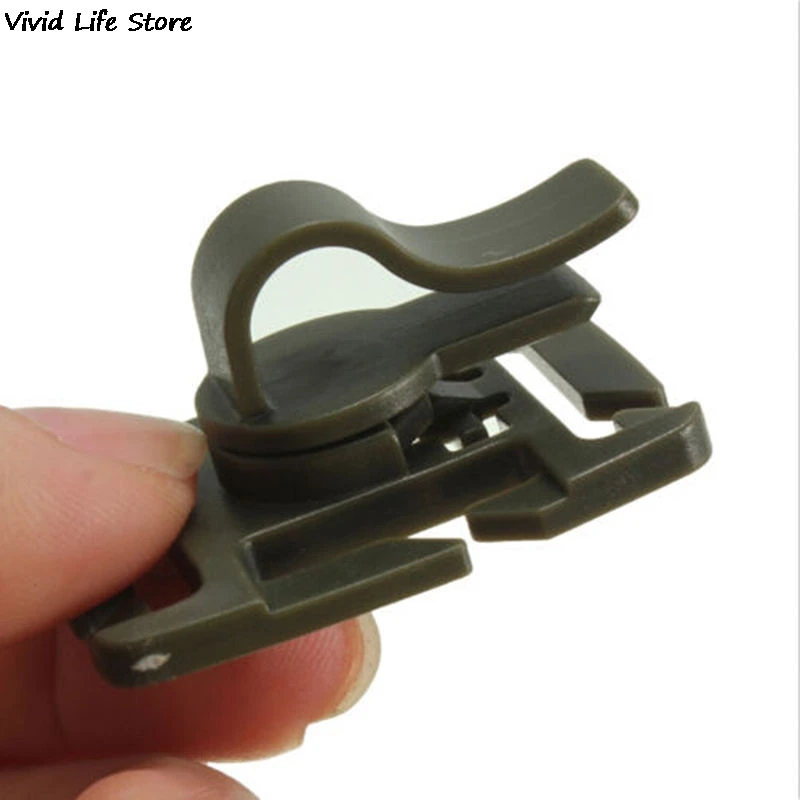 Drinking Tube Clip Rotatable Molle Hydration Bladder Trap Hose Webbing Fits 2 PCS | Спорт и развлечения