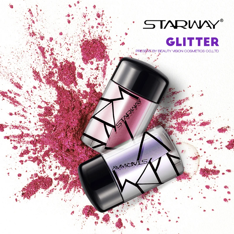 STARWAY Eyeshadow Glitter 7 Colors Makeup For Face Shining Lasting Sequins Eye Shadow Power Make Up Fit Skin |