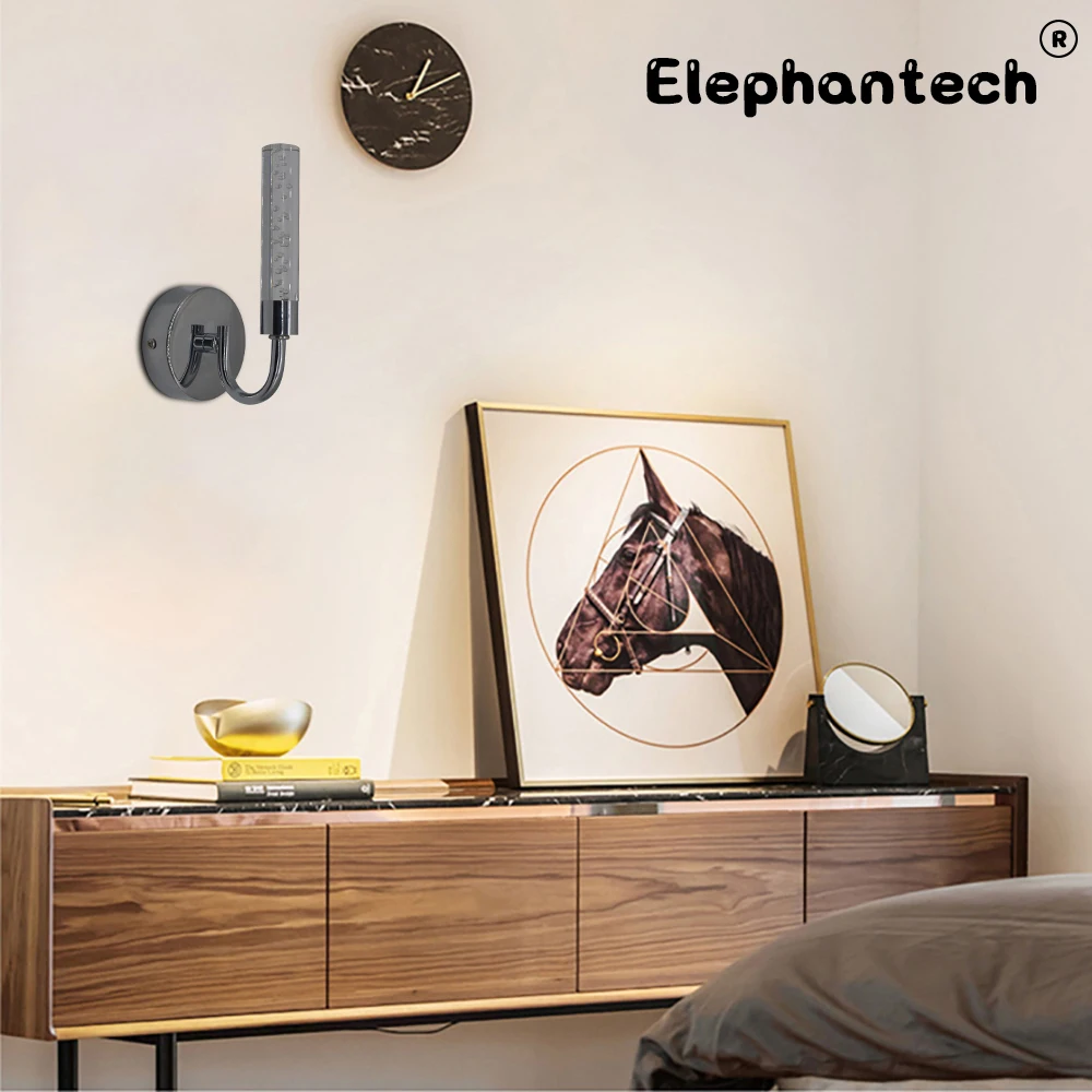 Светодиодный акриловый Хрустальный настенный светильник 3 Вт 5 6 10 светодиодный