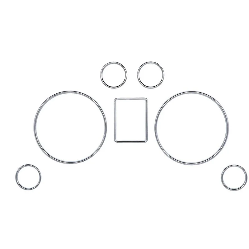 Хромированное кольцо для спидометра приборной панели подходит A3 8L A4 8D B5 A6 4B