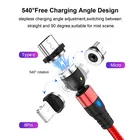 Магнитный кабель GTWIN 540, USB-кабель для быстрой зарядки, Type C, зарядный кабель Micro usb для iPhone 11 Pro, XS Plus, Samsung, Xiaomi, usb C