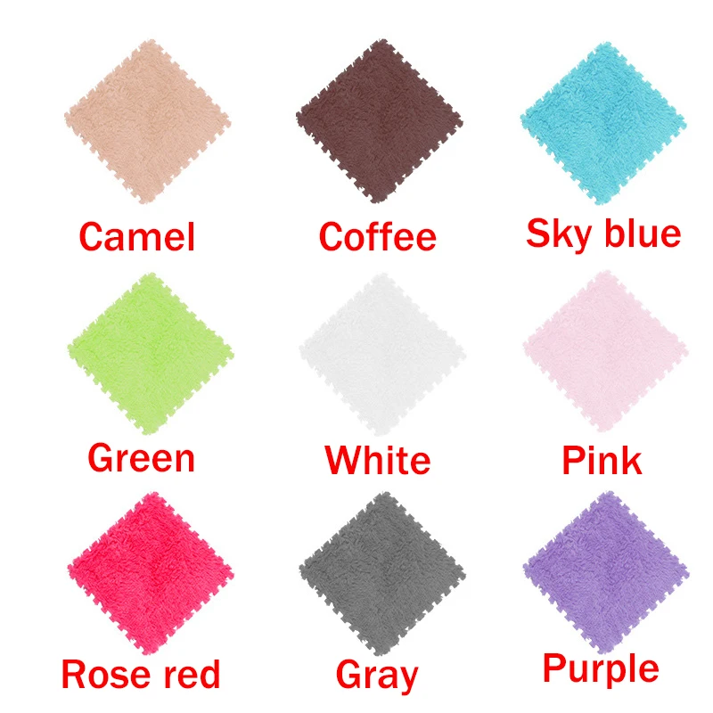 

Airldianer Long Plush Carpets for Living Room Plush Soft Climbing Cappet Rug Split Joint Bath Room Anti-skid Rugs kitchen mats