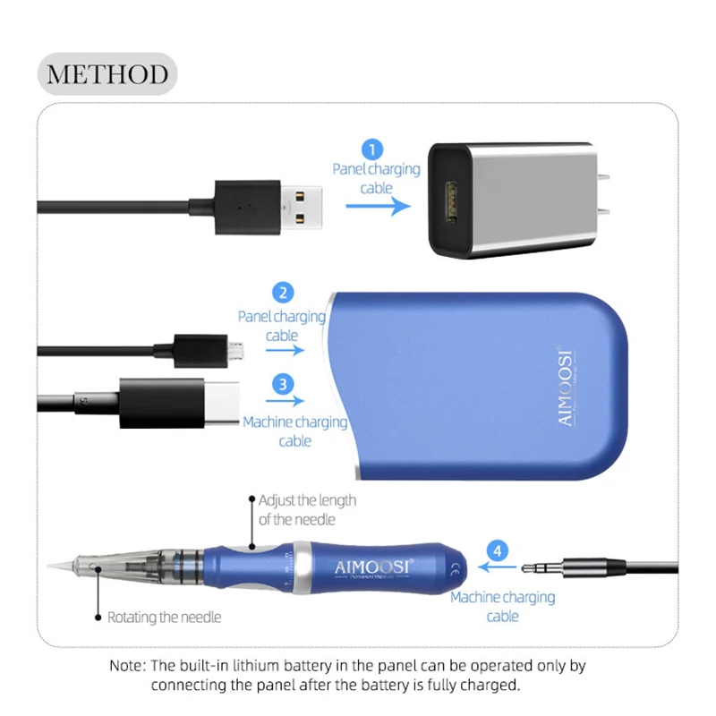

Aimoosi A9 PMU Machine Professional Digital Permanent Makeup Machine Rotary Tattoo Device For Eyebrow Lip Eyeliner