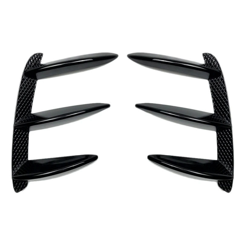 Автомобильный Черный задний бампер спойлер фланцевый нож для Mercedes Benz a Class W176 A200