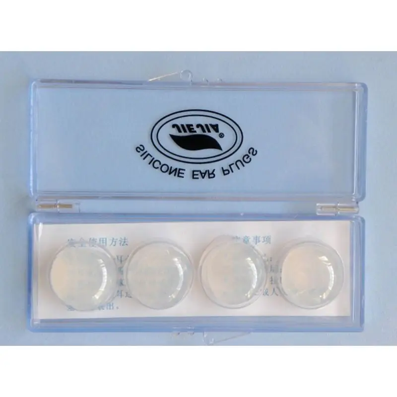 

4Pcs Professional Earplugs Soft Waterproof Reusable Silicone Ear Plugs Earbuds Swimming Protector Silicone Convenient