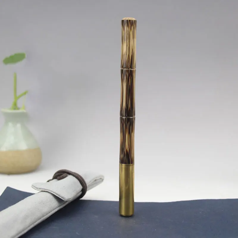 

Bamboo Ballpoint Pen Fine Point 0.5mm with Refill for School Office Business Handwriting DAG-ship