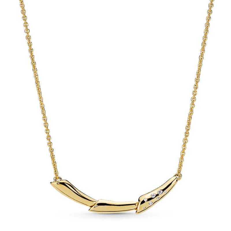 2019 новый 100% 925 стерлингового серебра высокого качества стебель цветка ожерелье