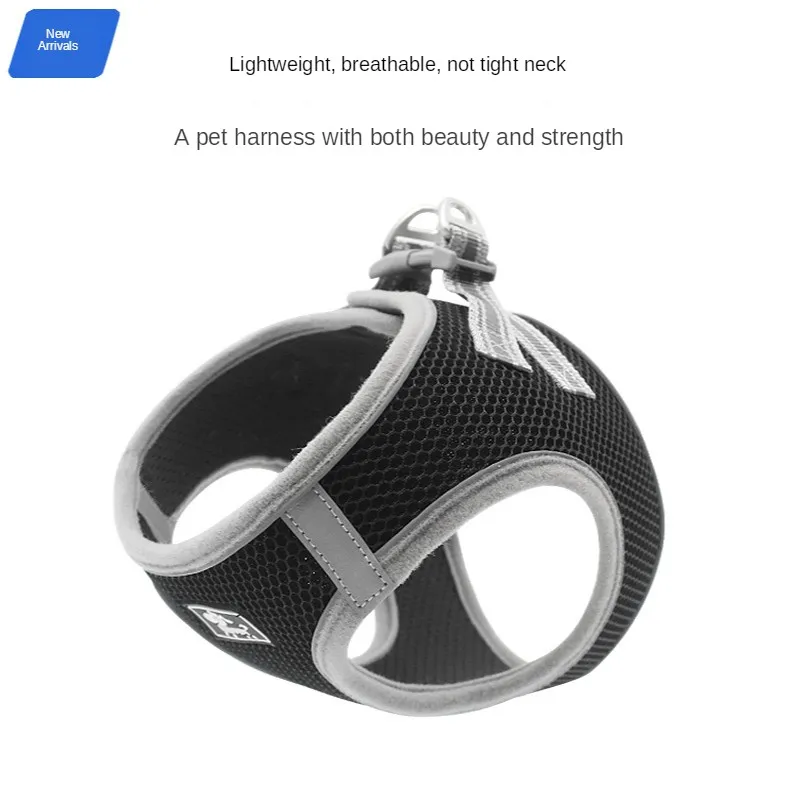 Поводок для домашних животных светоотражающий дышащий собак нагрудный ремень