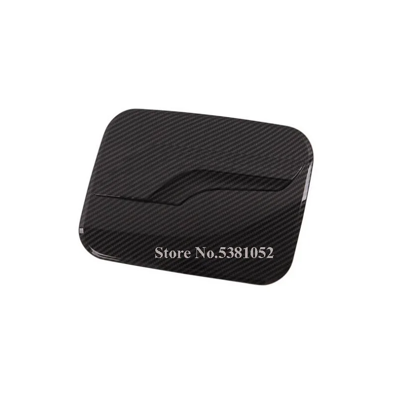 

For Toyota RAV4 2020 2021 2019 Accessories TRD Off Road Carbon Fiber Chrome Fuel Tank Cover Gas Box Cap Overlay Trim Panel