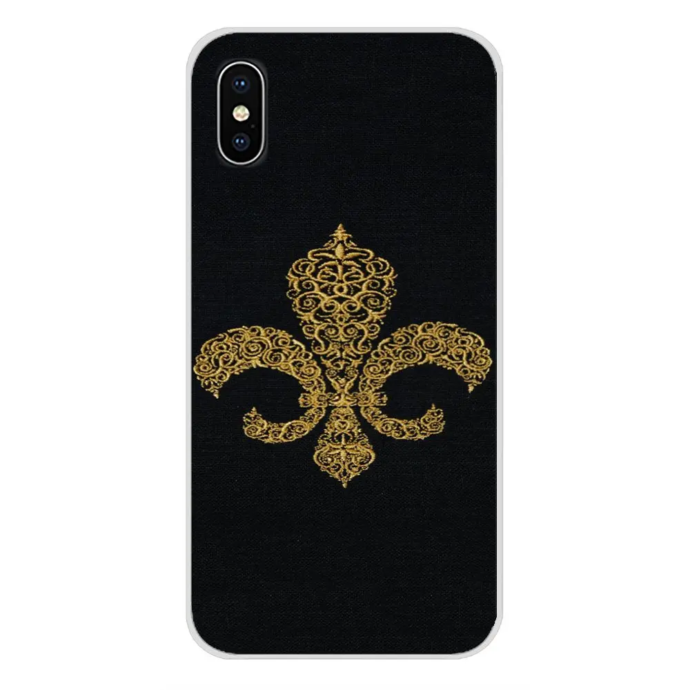 Аксессуары чехол для телефона с цветком лилии золотой темно-синий Samsung Galaxy S3 S4 S5