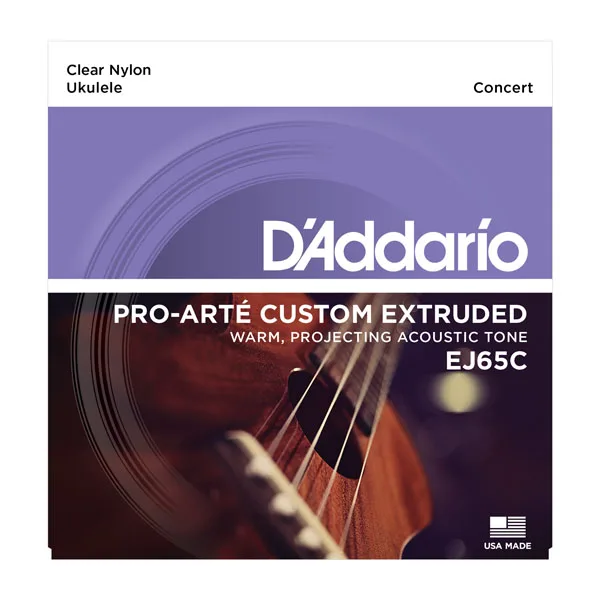 D&#x27Addario Pro-Arte пользовательские экструдированные Струны для укулеле EJ65S EJ65C EJ65T |