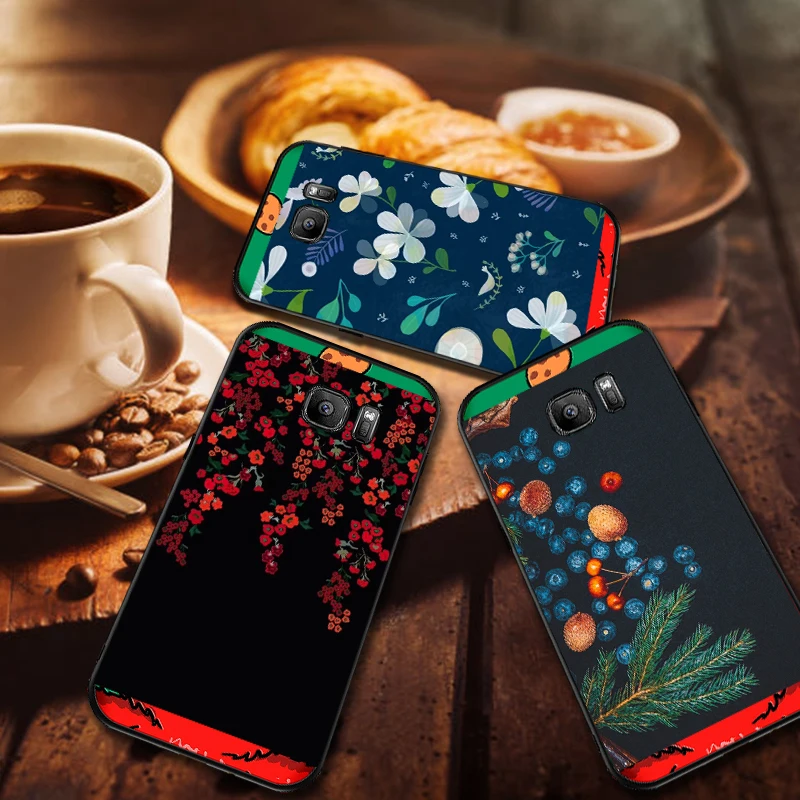 Mobile Phone Cases for Samsung A5 3 6 7 8 9 10 A10 A20 30 40 50 60 70 M40 Soft Silicone Cover daisy | Мобильные телефоны и