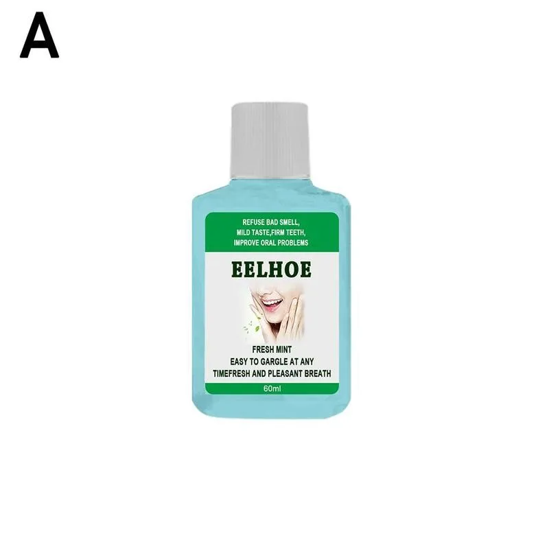 60 мл жидкость для полоскания рта чистый зубного камня уход свежее дыхание мята
