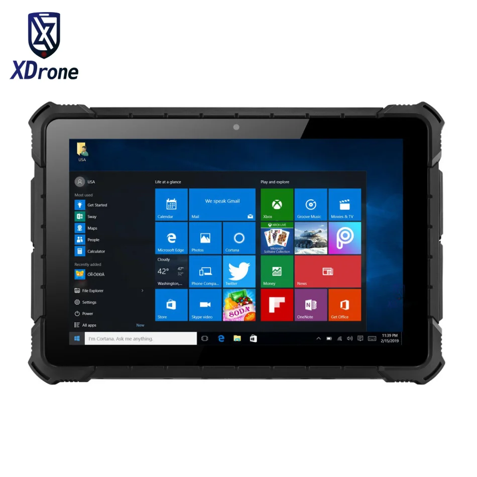 Оригинальный прочный водонепроницаемый планшетный ПК Windows 10 X4 мобильный