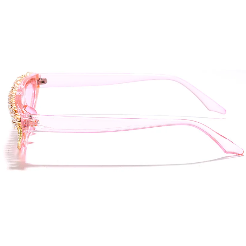 

Cat Eye Sunglasses Vintage Rhinestone Sunglasses Women Luxury Diamond Sunglasses Men Small Glasses Ladies Retro Female