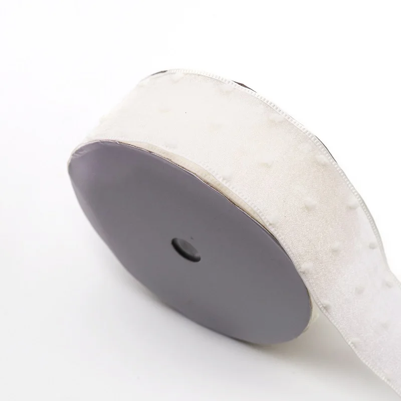 Beige 5 ярдов 40 мм органза ленты для Свадебная Упаковка домашний декор DIY шитье подарочная упаковка аксессуары ручной работы атласная лента - Цвет: Beige
