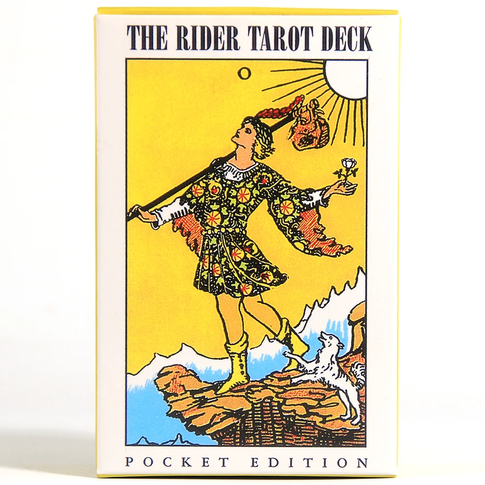 

Rider Waite Tarot - Pocket Deck Divination Tarot Cards Game for Family Party Playing Cards Games
