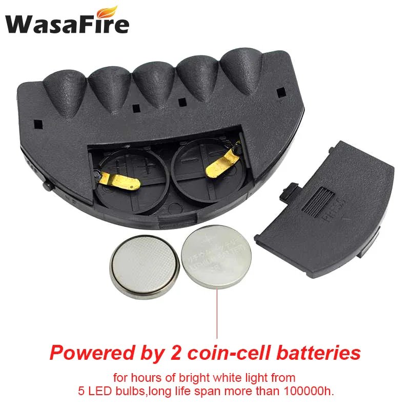 Суперъяркий головсветильник фонарь с 5 светодиодами водонепроницаемый Головной