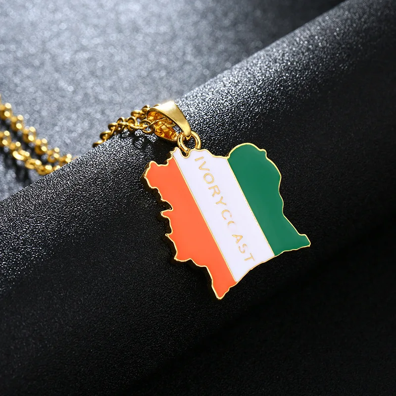 Карта мира Берег Слоновой кости карта африканской страны раннее ожерелье