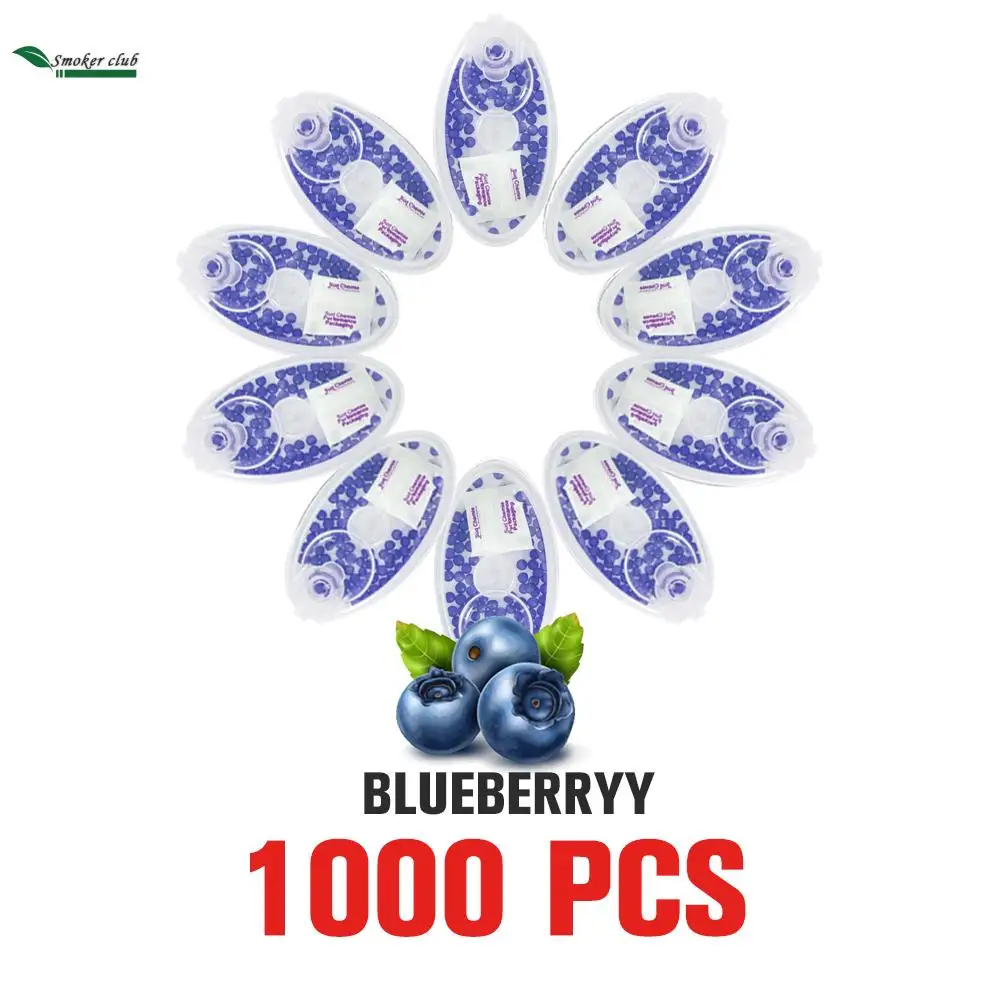 

Cigarette Filter Mixed Fruit Flavor Ice Mint Beads Menthol Capsule Explosion Pops Smoking Holder Accessories Men Gifts 1000Pcs