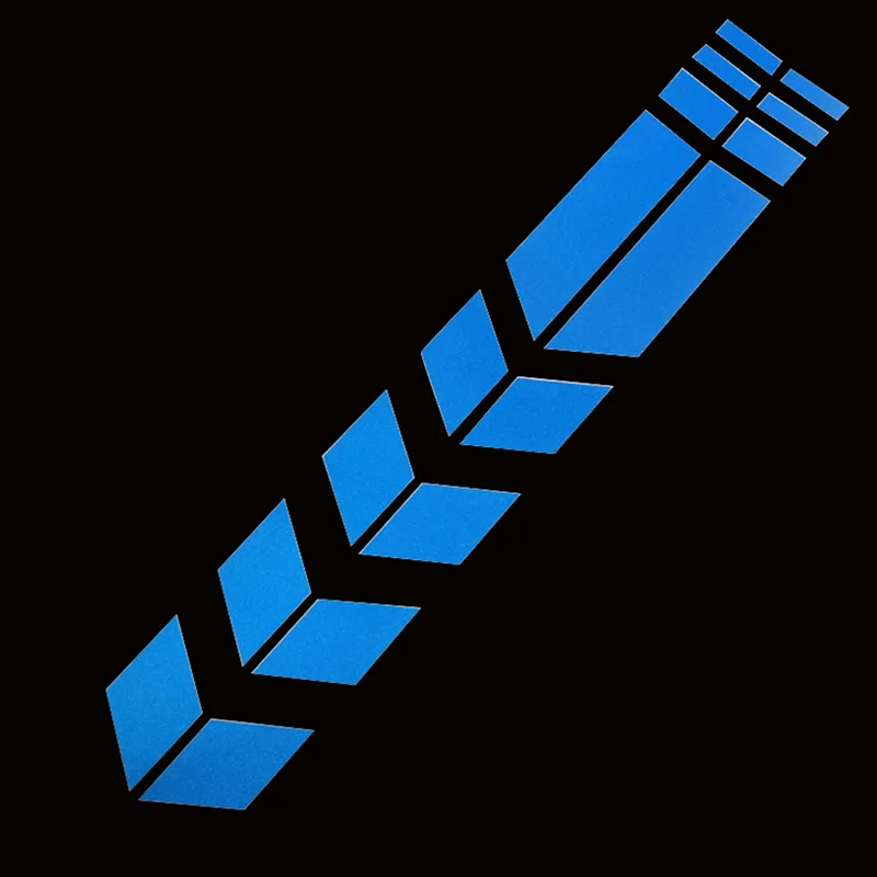 Светоотражающие стикеры для мотоциклов Водонепроницаемая предупреждающая