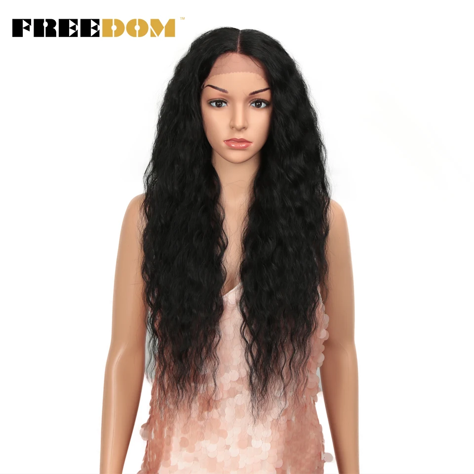 

Парик Синтетический на сетке для чернокожих женщин, 30 дюймов