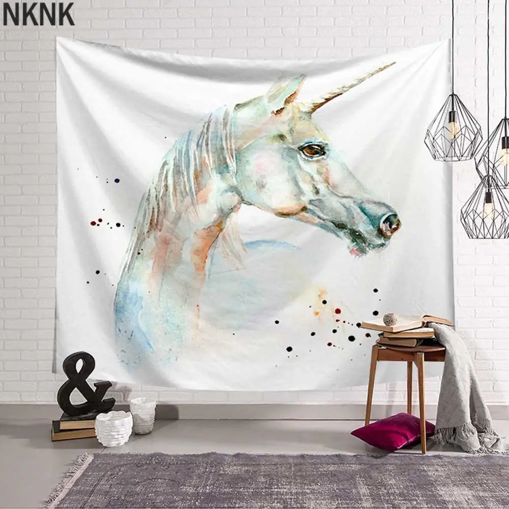 

Bohemian Sailboat Whale Palm Tapestry Wall Hanging Dinosaur Bones Girl Pattern Art Sunbathing Beach Towel Blanket Home Decor