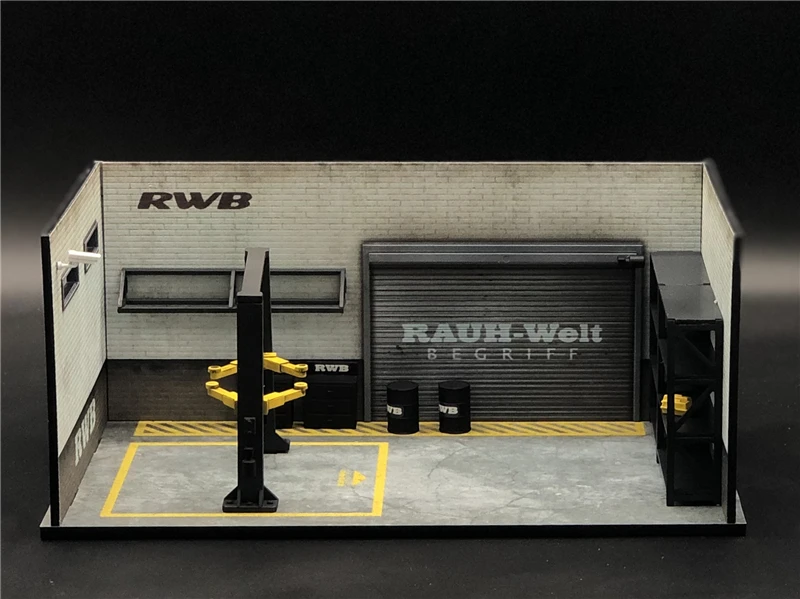 

You & автомобиль 1:64 диорама гараж RWB тематическая сцена сборка RWB