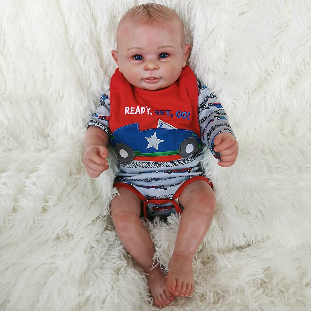 Reborn Baby Dolls Реалистичная богатая живопись 20 дюймов куклы живые Новорожденные