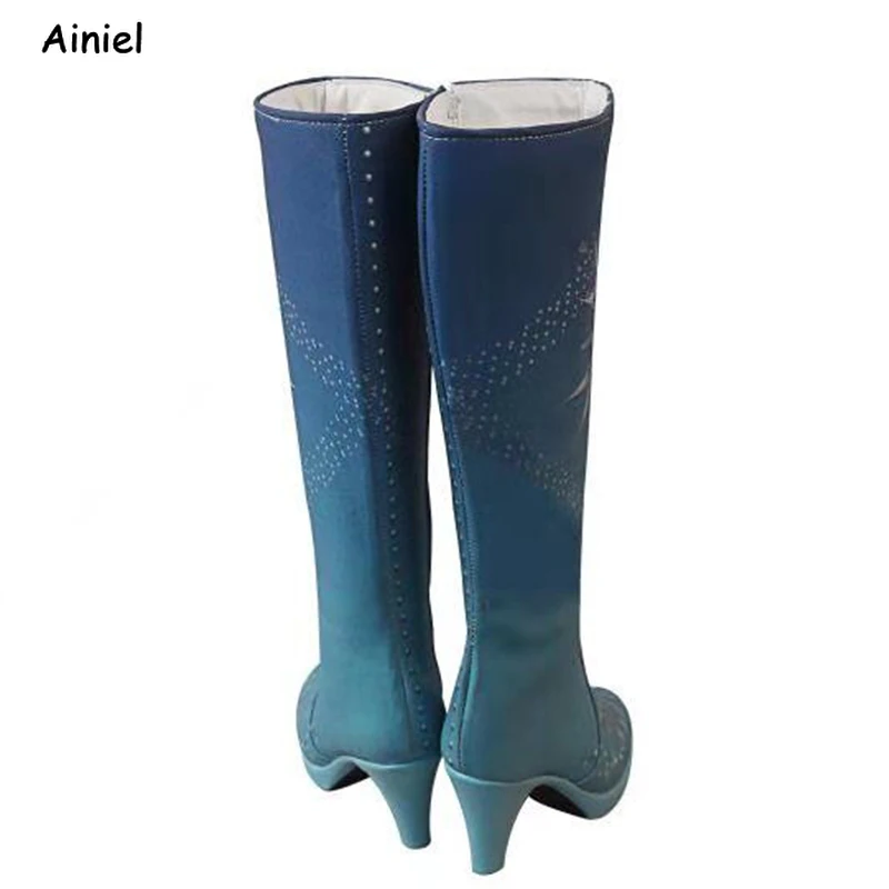 Winter Boots Queen Snow and Ice 2 Princess Women Shoes Halloween Party Christmas Gifts Girls | Тематическая одежда и