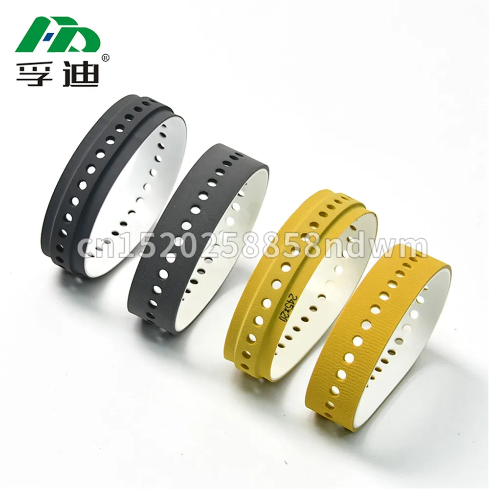 

Gray/Yellow/Green Raised/Flat Slow Down Belt/SuctionTapes For Heidelberg SM74,CD102,CD74,XL105. 34 Holes.