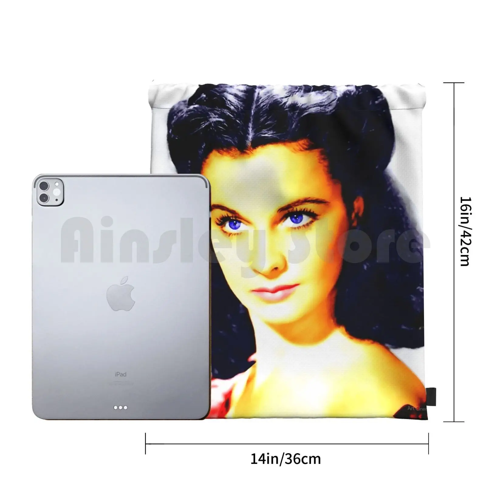 Vivien Leigh In спущенная ветром женская сумка для тренажерного зала Водонепроницаемая