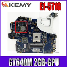 For Acer aspire V3-571 V3-571G E1-571G Laptop Motherboard HM77 DDR3 NBRZP11001 Q5WVH LA-7912P GT640M 2GB Test OK Mainboard