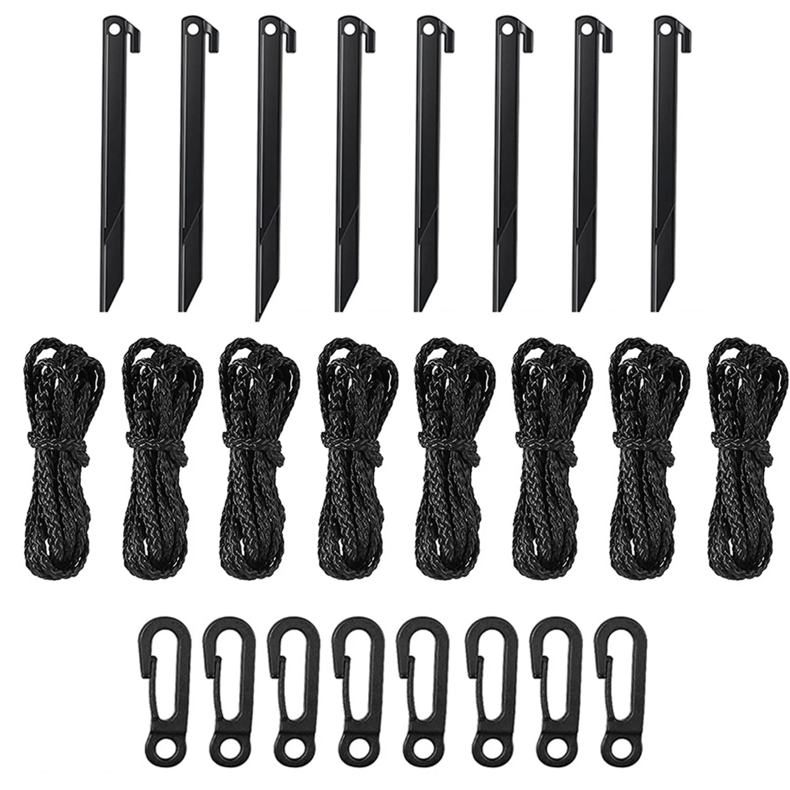 

24 шт. надувные стойки и тросы с крючками, пластиковая стойка, надувные аксессуары для сада, двора, лужайки