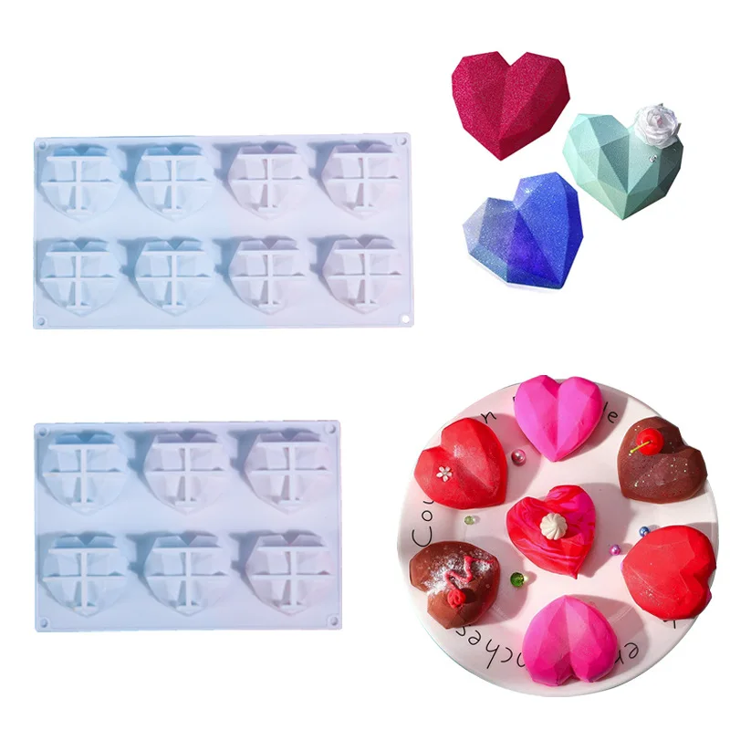 

DIY Epoxy Mould Six Lian Love Eight Lian Love Silicone Mold 3D Pattern Home Crafts New Products Jewelry