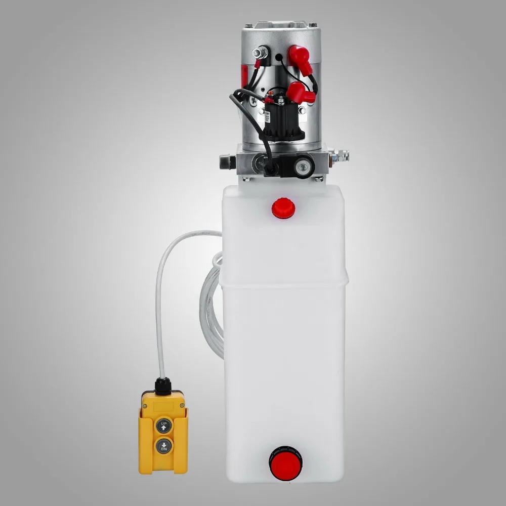 10L 2200W 12 V двойного действия Hydraulik агрегат, Hydraulik Pumpe насос масляный Kipperpumpe с соответствующими аксессуарами
