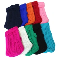 autumn winter dog clothes knitted pet clothes for small medium dogs chihuahua puppy pet sweater yorkshire shih tzu clothes