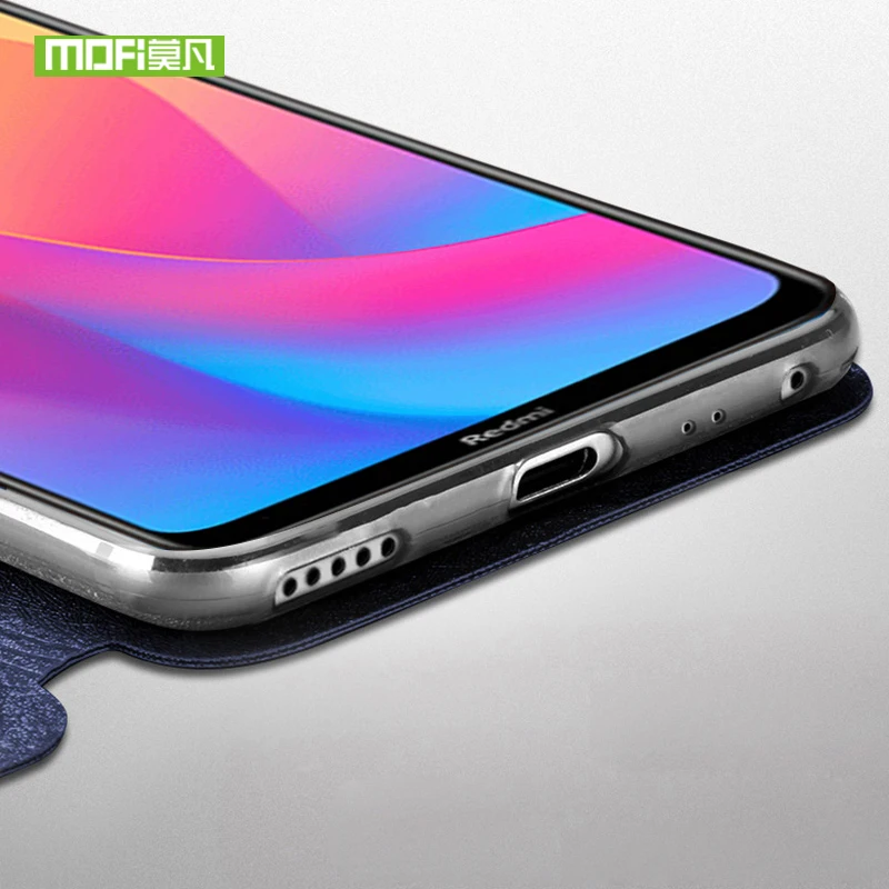 Оригинальный чехол Mofi для xiaomi redmi 8a Xiaomi Redmi 8A с откидной крышкой из искусственной